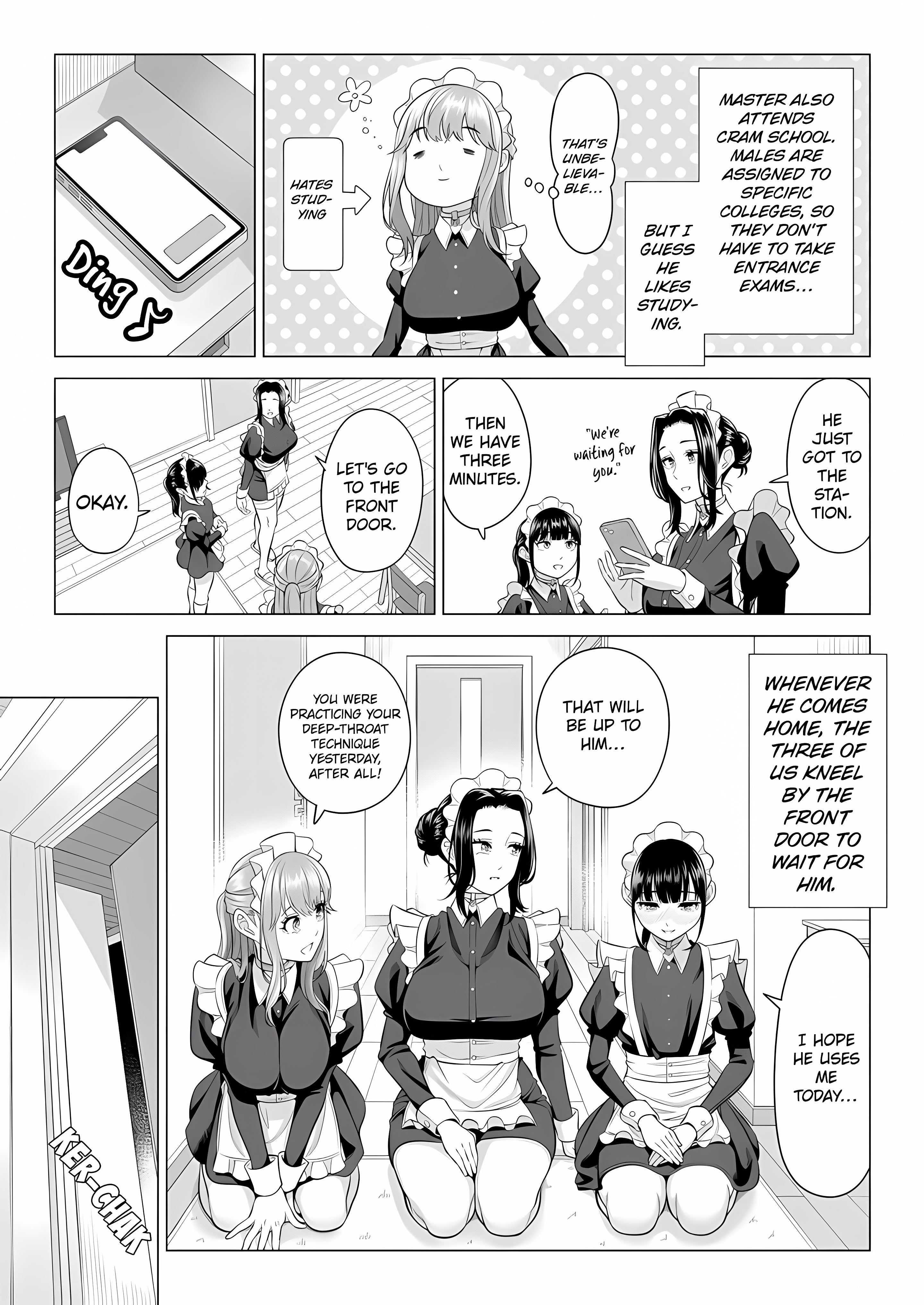 In a World Where Males Are Nearly Extinct, Semen Has Become a Precious Resource. chapter 29 page 34