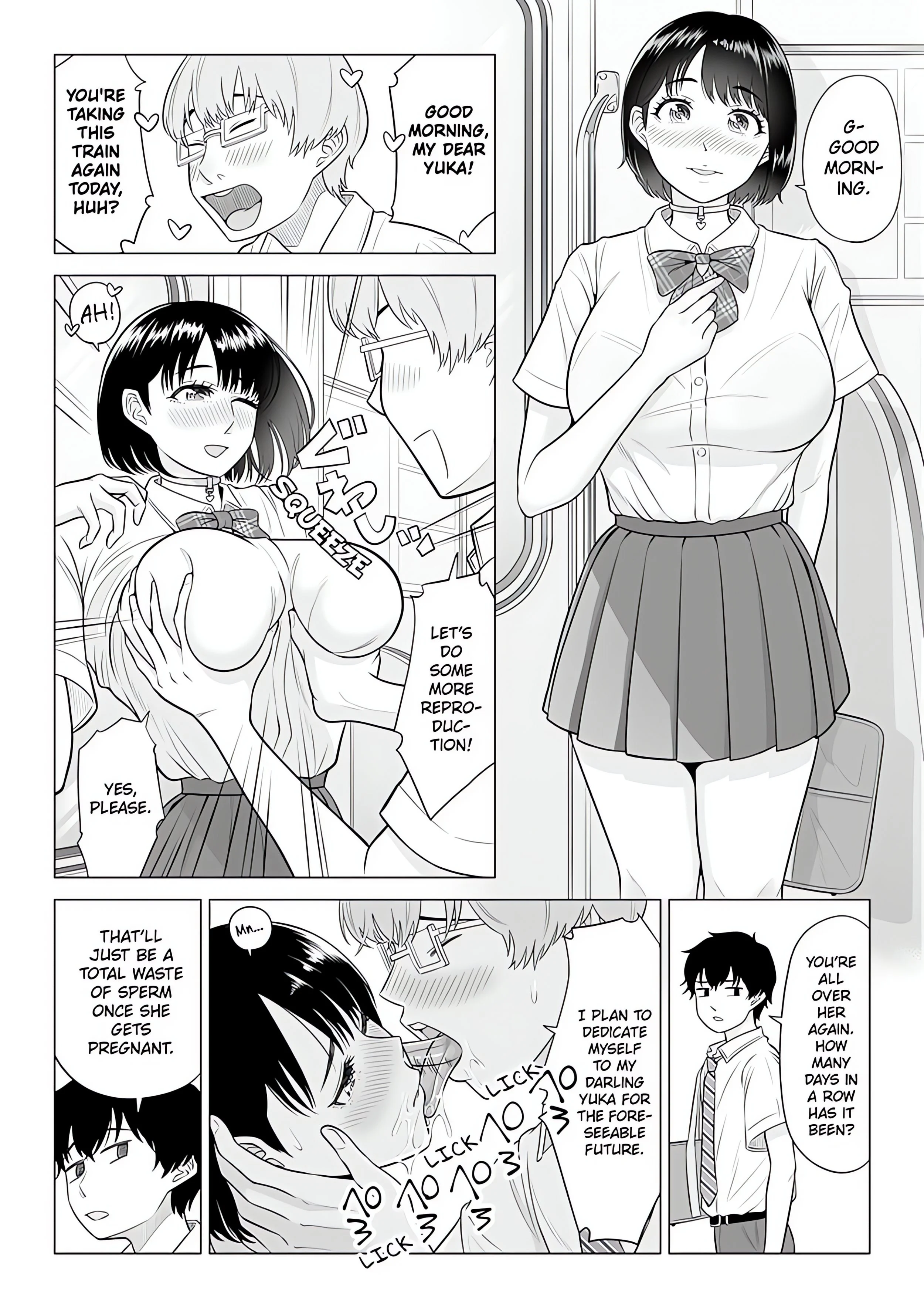 In a World Where Males Are Nearly Extinct, Semen Has Become a Precious Resource. chapter 3 page 1