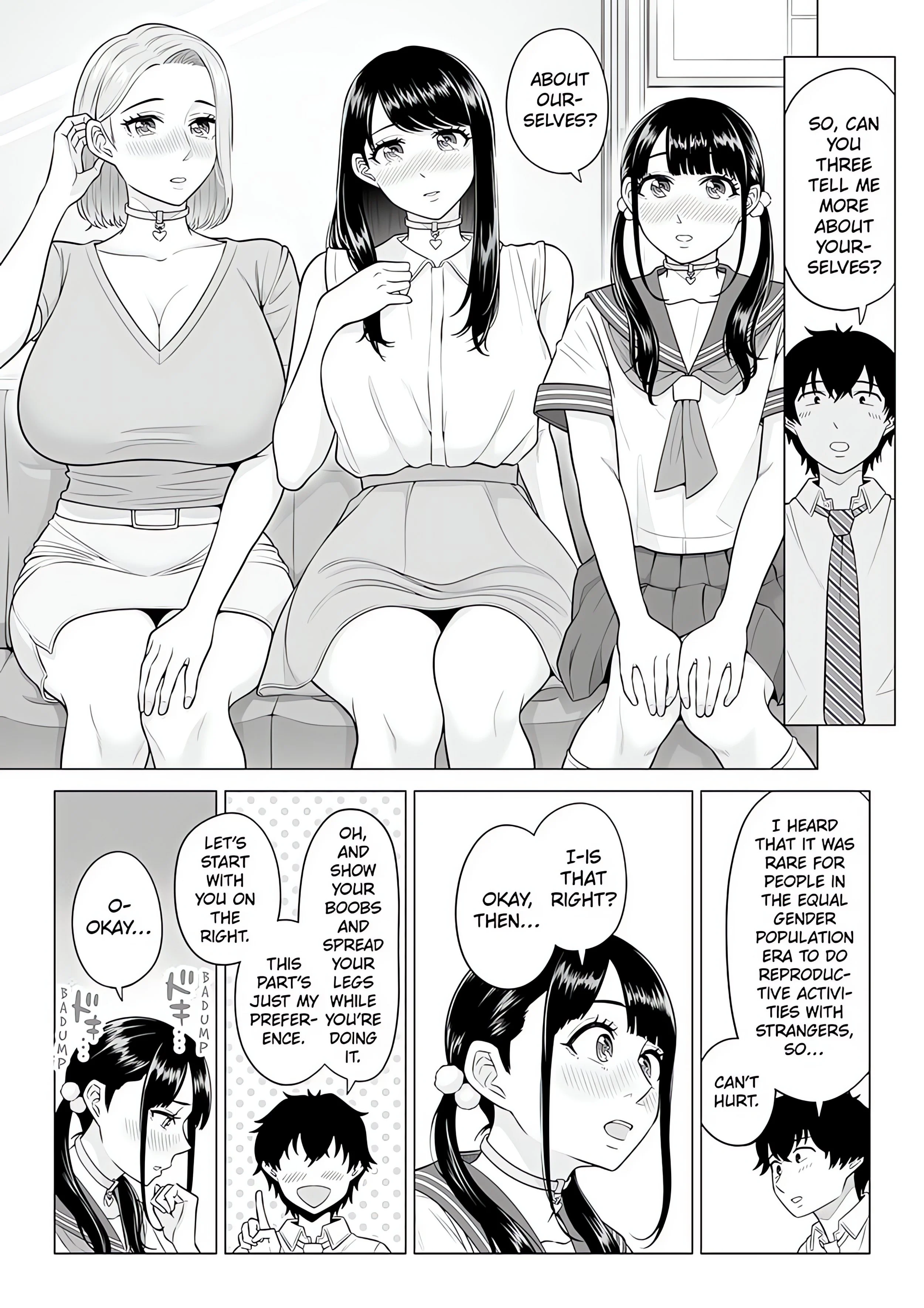In a World Where Males Are Nearly Extinct, Semen Has Become a Precious Resource. chapter 4 page 3