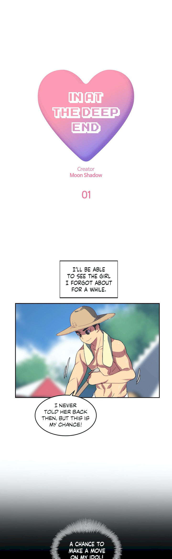 In At the Deep End chapter 1 page 8