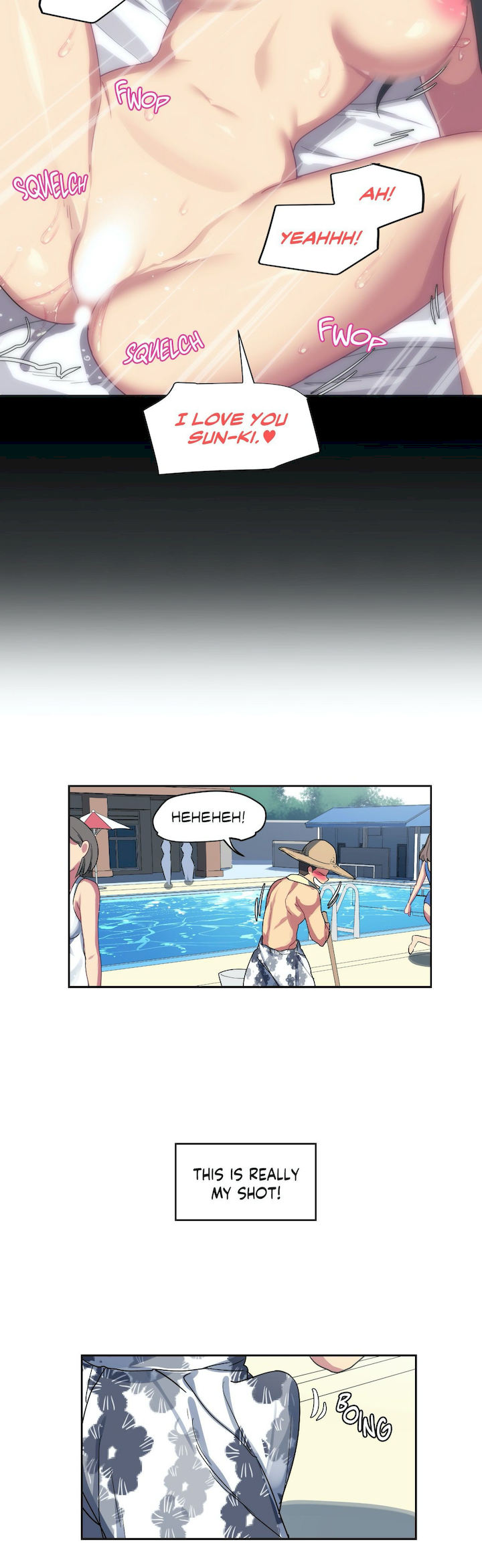 In At the Deep End chapter 1 page 10