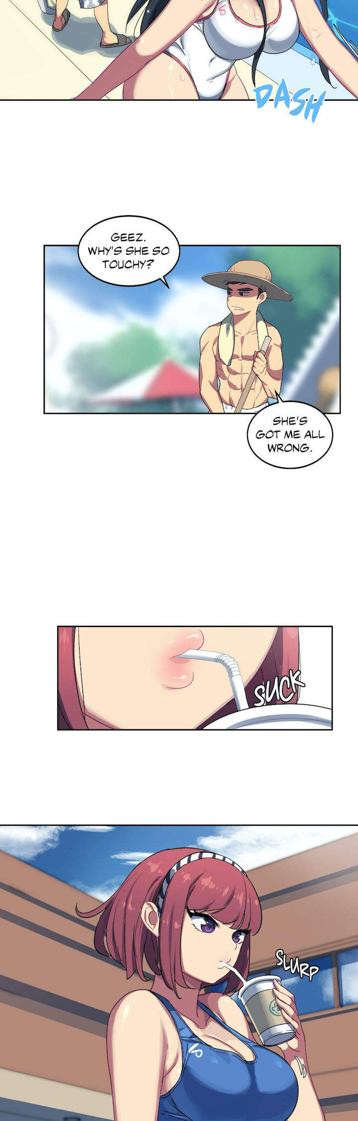 In At the Deep End chapter 1 page 14