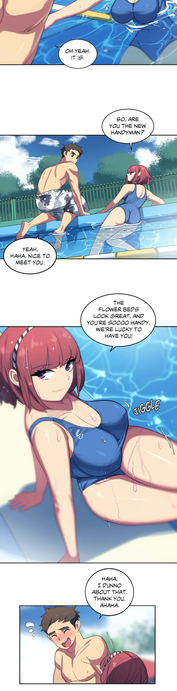 In At the Deep End chapter 1 page 19