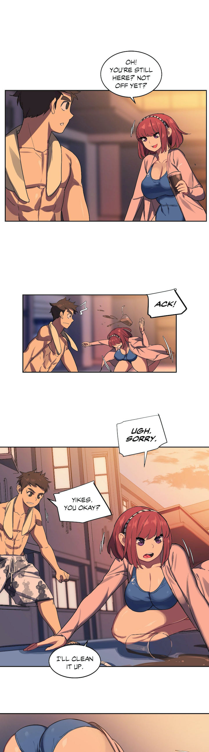 In At the Deep End chapter 1 page 25