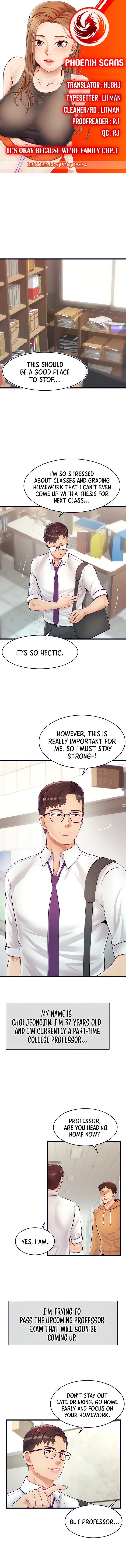 It’s Okay Because We’re Family chapter 1 page 1