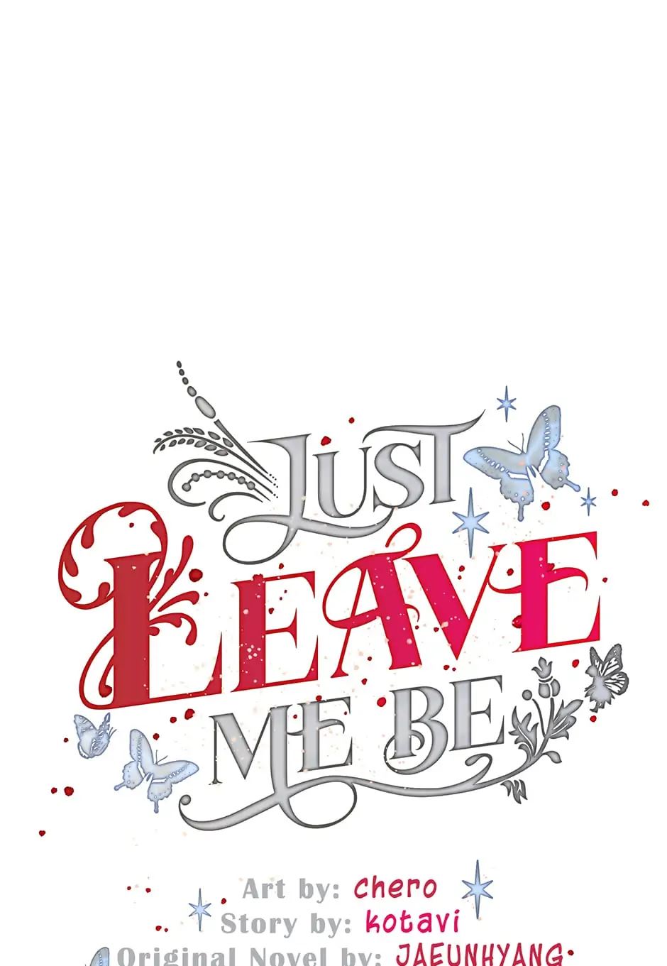 Just Leave Me Be chapter 100 page 1