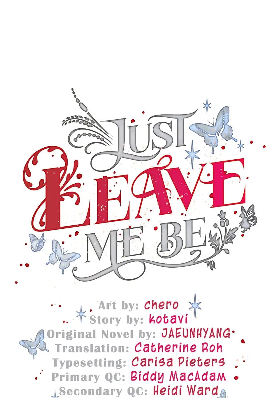 Just Leave Me Be chapter 103 page 1