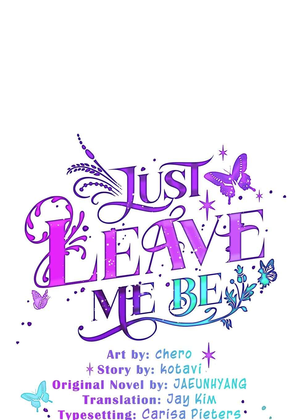 Just Leave Me Be chapter 71 page 1
