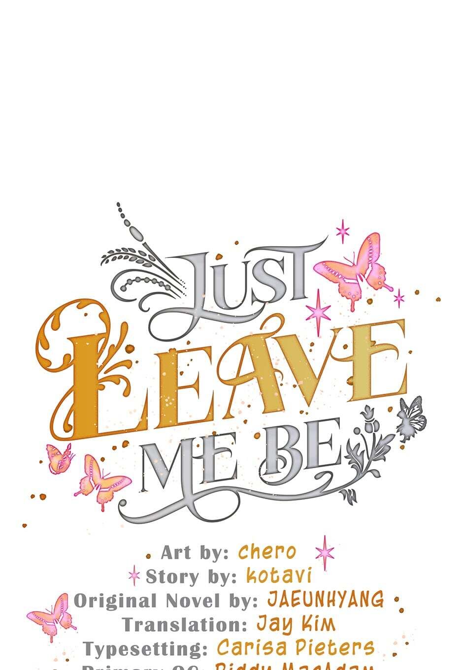 Just Leave Me Be chapter 72 page 1