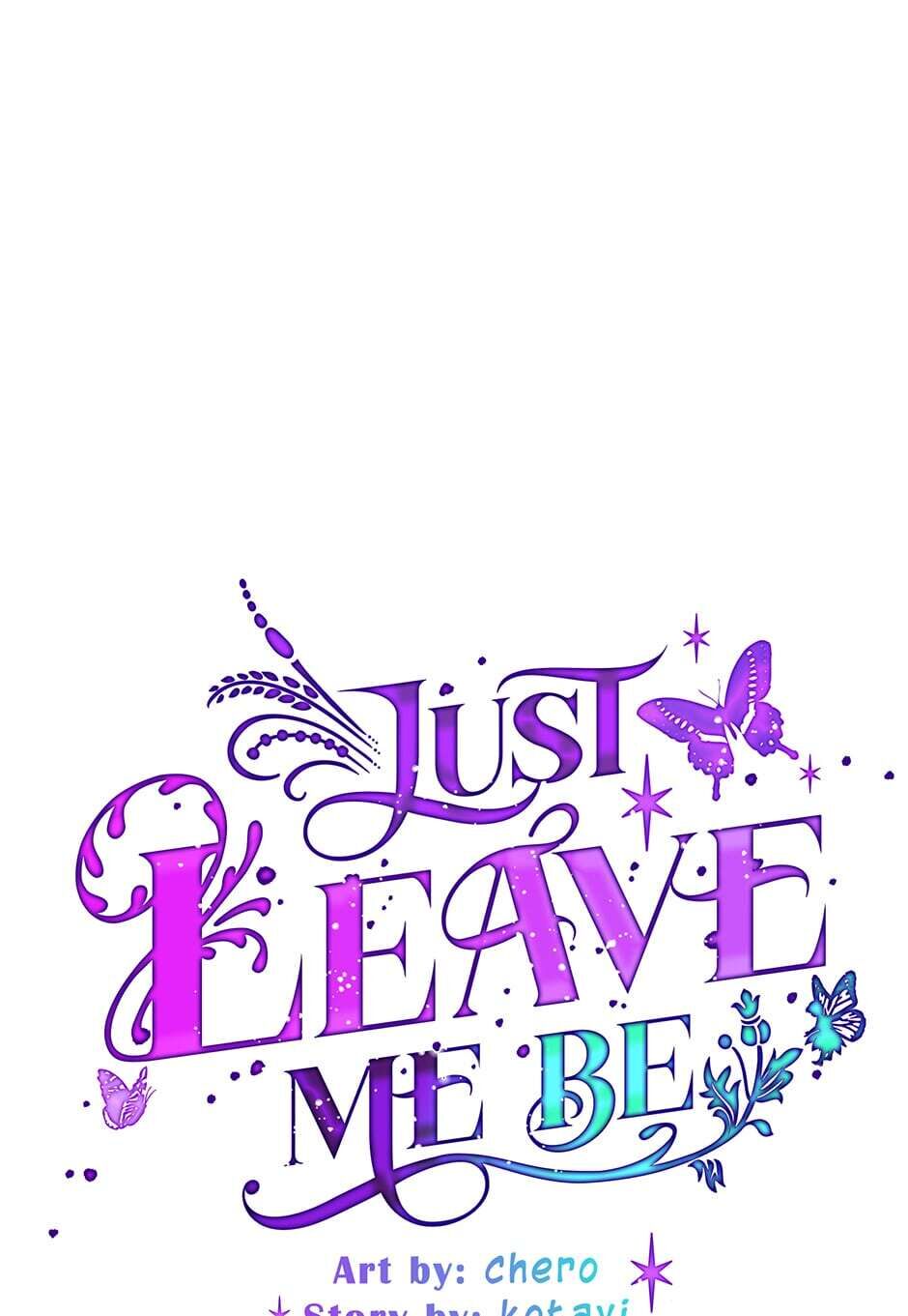 Just Leave Me Be chapter 77 page 1