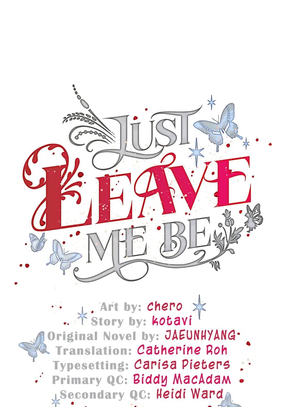 Just Leave Me Be chapter 89 page 1