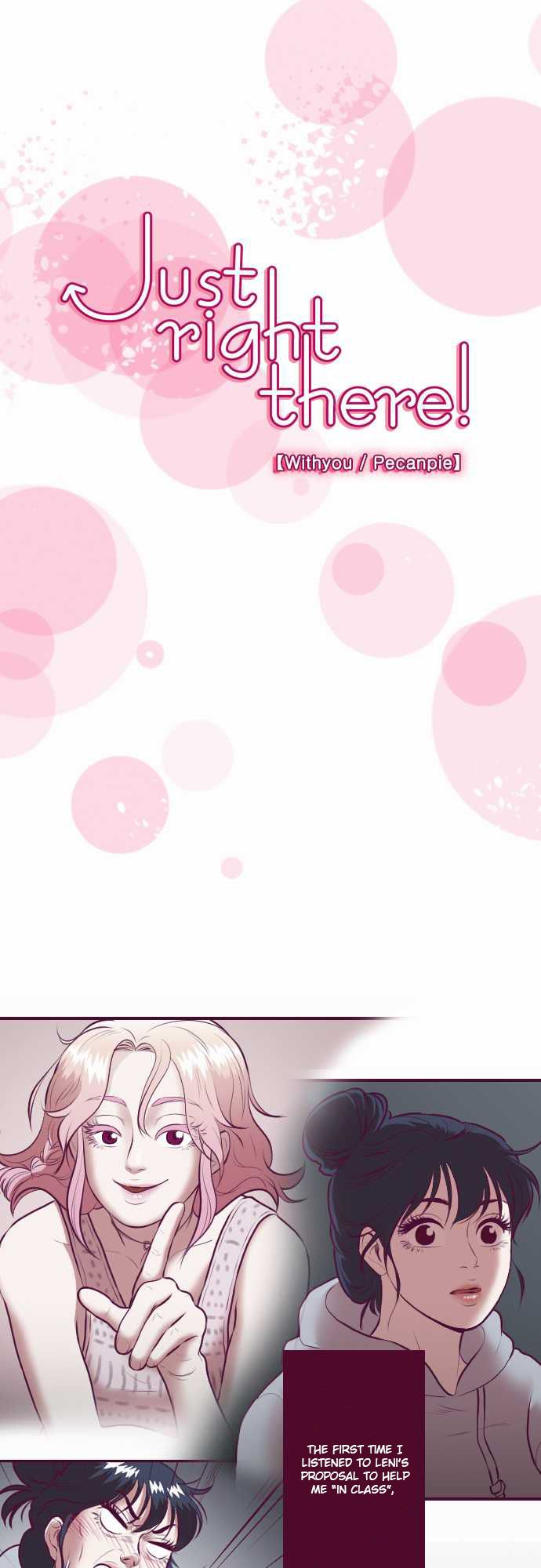 Just Right There! chapter 27 page 1