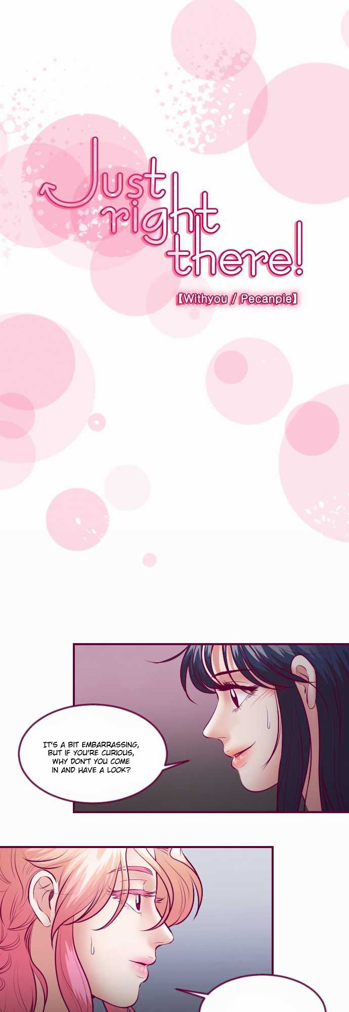 Just Right There! chapter 33 page 1