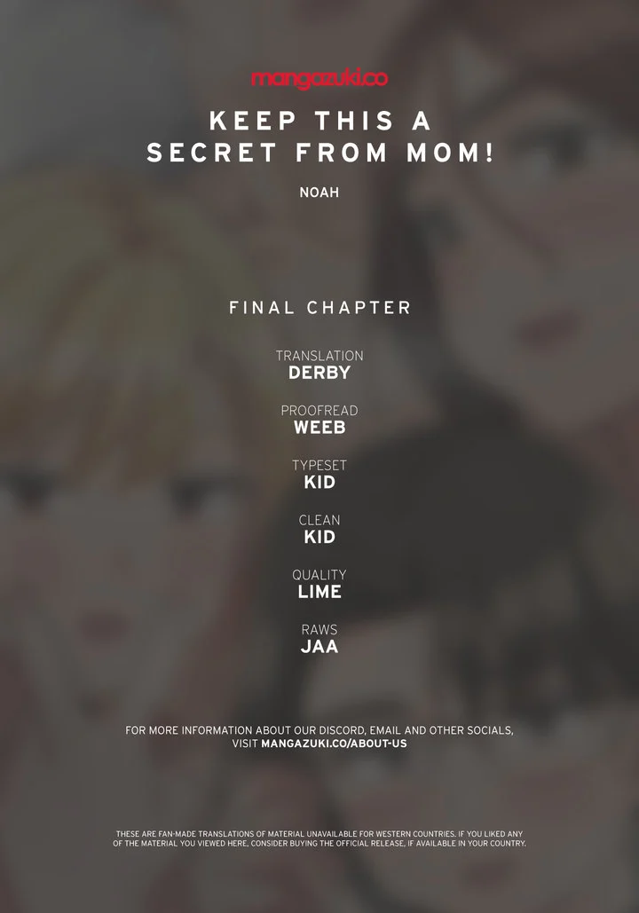 Keep it a secret from your mother! chapter 100 page 1