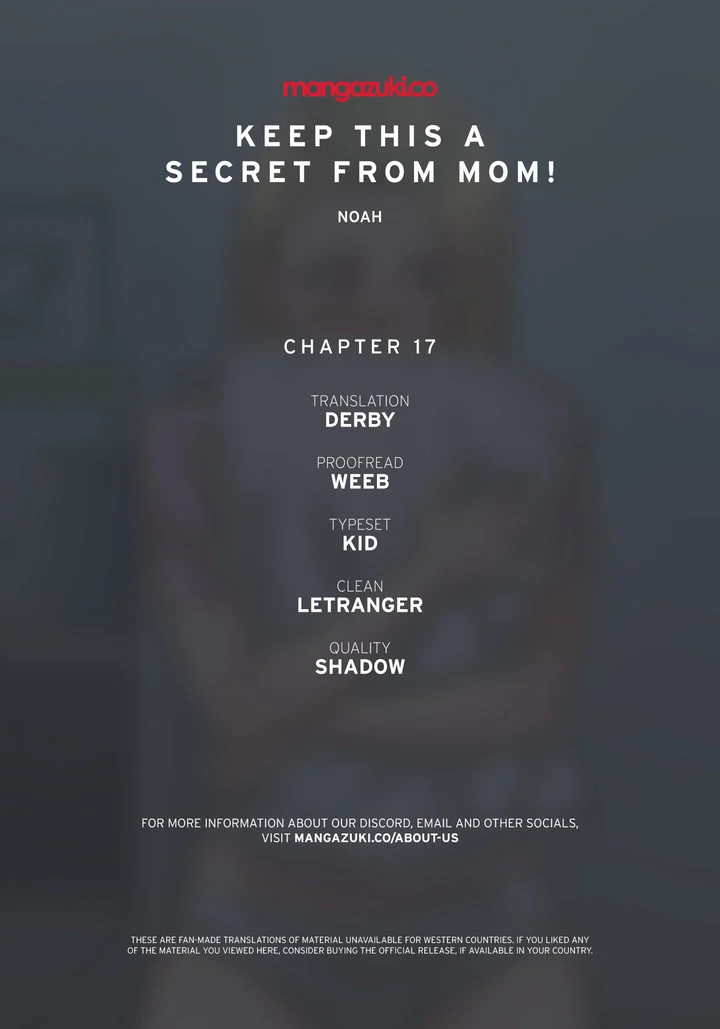 Keep it a secret from your mother! chapter 17 page 1