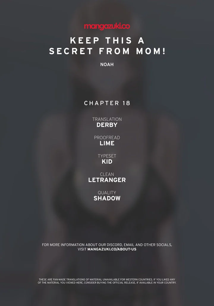 Keep it a secret from your mother! chapter 18 page 1