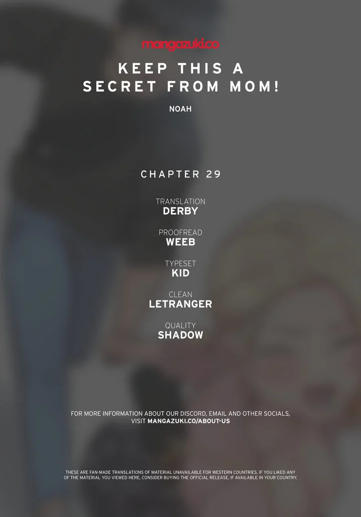 Keep it a secret from your mother! chapter 29 page 1