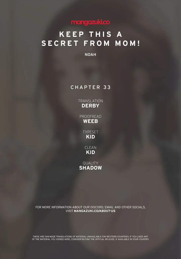 Keep it a secret from your mother! chapter 33 page 1
