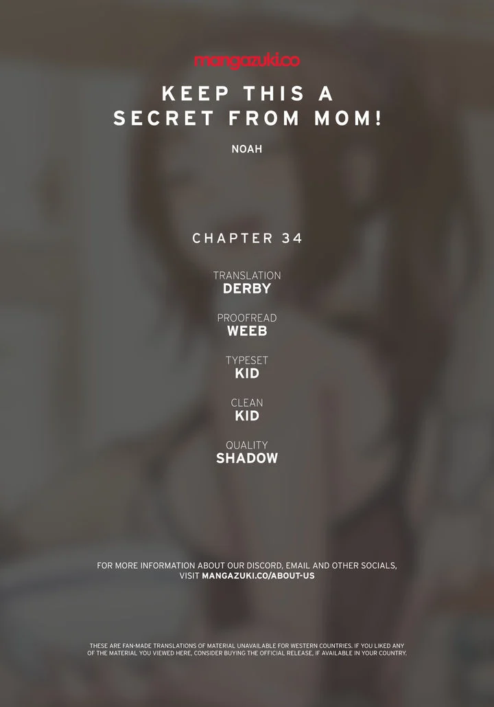 Keep it a secret from your mother! chapter 34 page 1