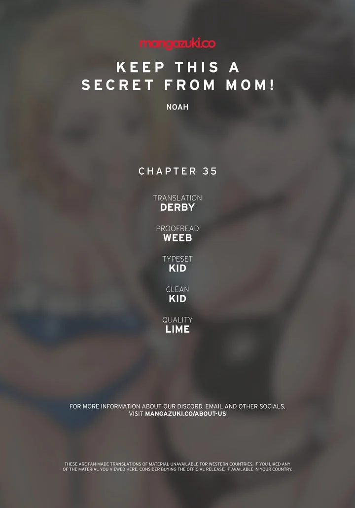 Keep it a secret from your mother! chapter 35 page 1