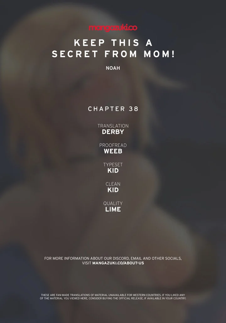 Keep it a secret from your mother! chapter 38 page 1