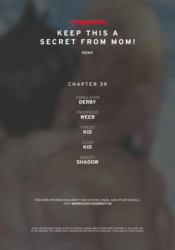 Keep it a secret from your mother! chapter 39 page 1