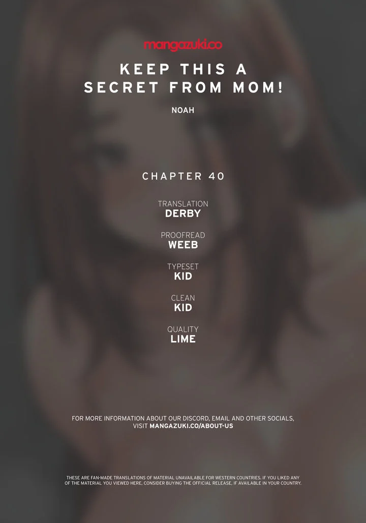 Keep it a secret from your mother! chapter 40 page 1