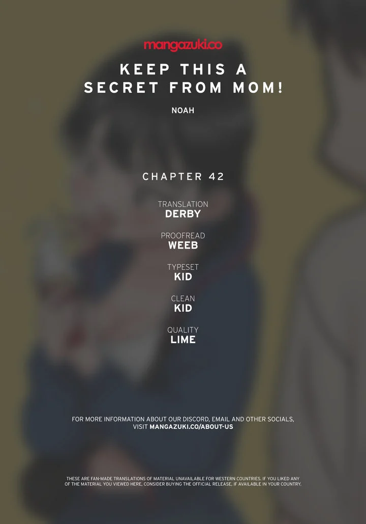 Keep it a secret from your mother! chapter 42 page 1
