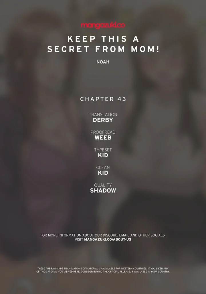 Keep it a secret from your mother! chapter 43 page 1