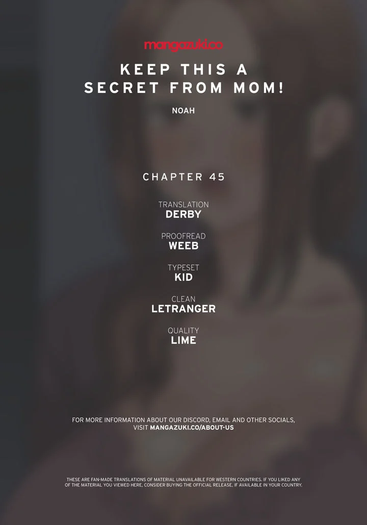 Keep it a secret from your mother! chapter 45 page 1