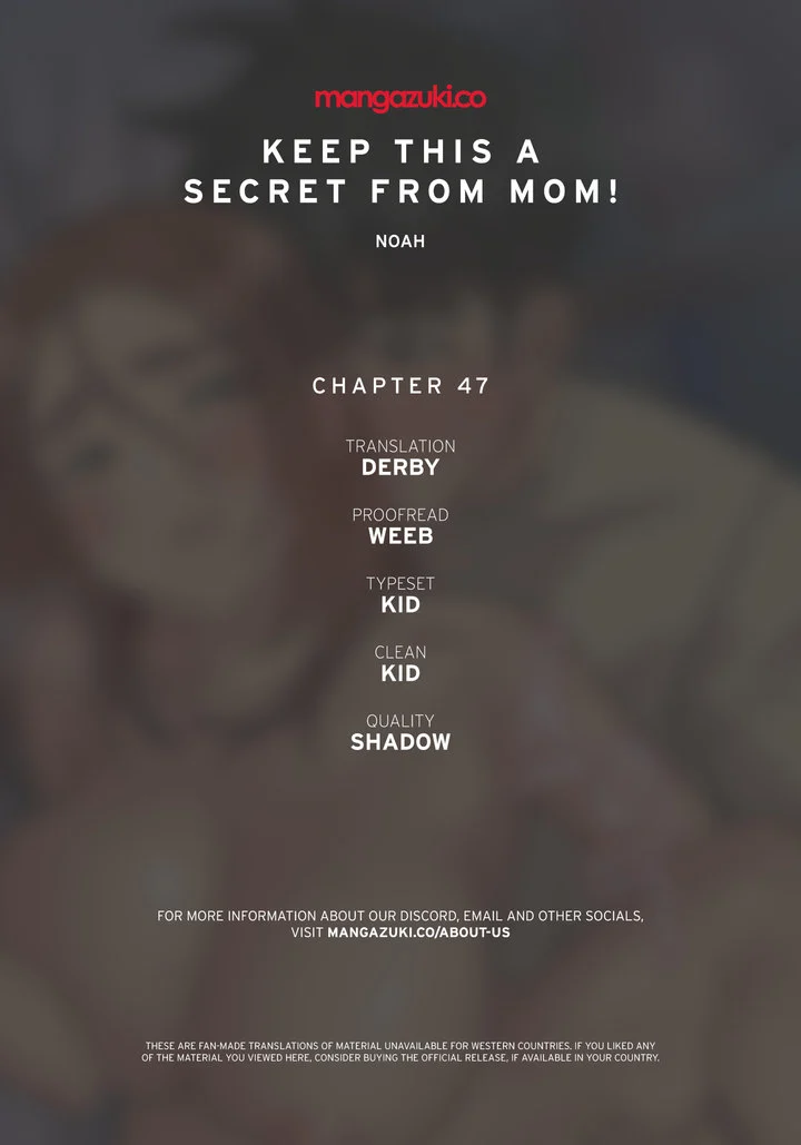 Keep it a secret from your mother! chapter 47 page 1