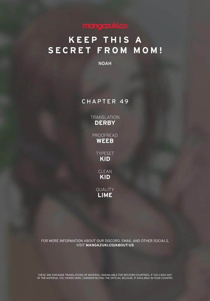 Keep it a secret from your mother! chapter 49 page 1