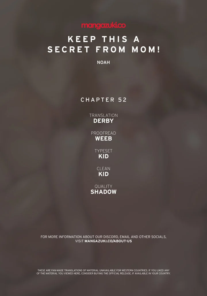 Keep it a secret from your mother! chapter 52 page 1