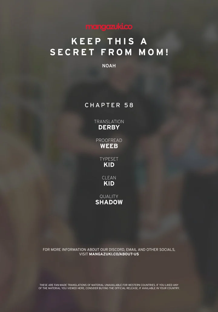 Keep it a secret from your mother! chapter 58 page 1