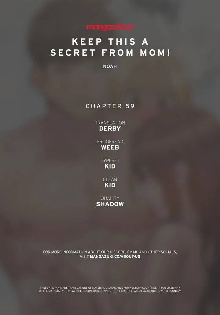 Keep it a secret from your mother! chapter 59 page 1