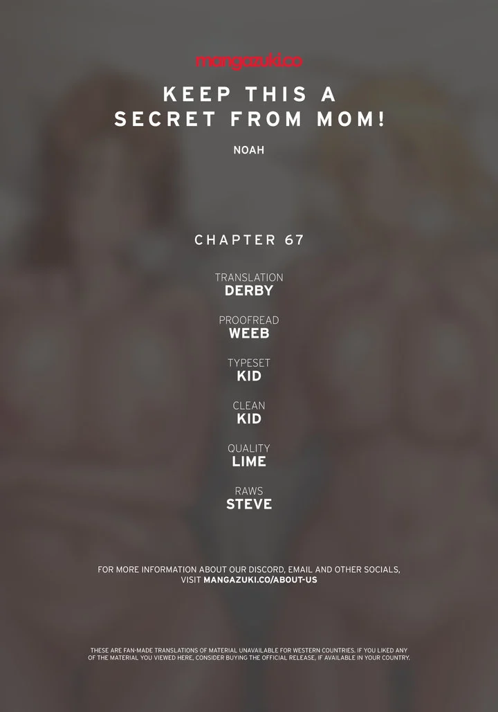 Keep it a secret from your mother! chapter 67 page 1