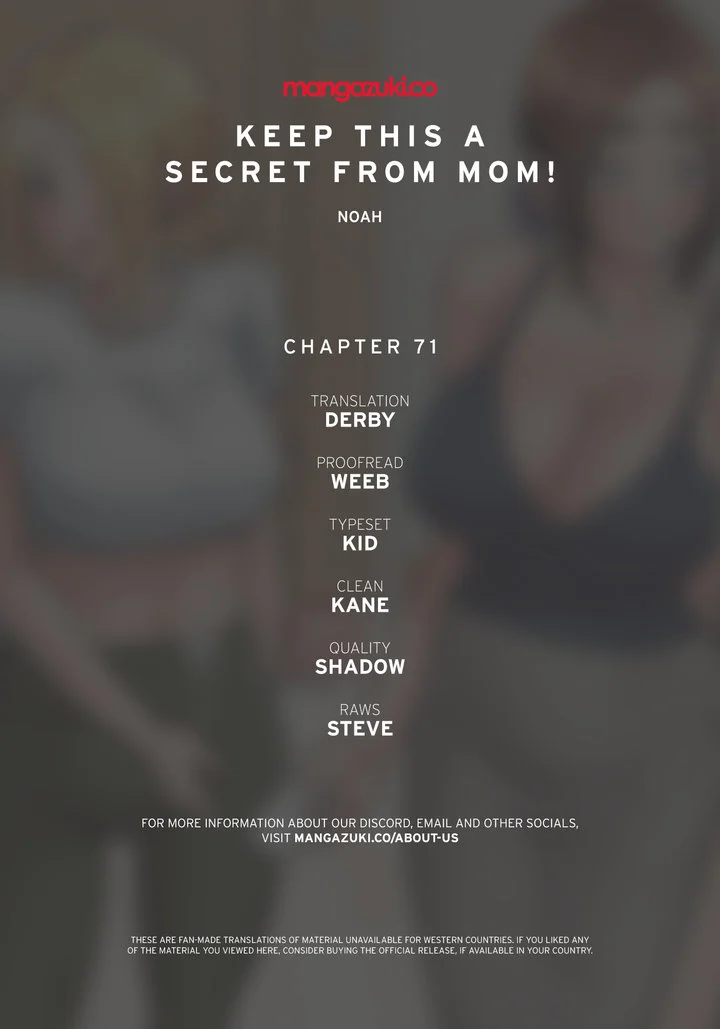 Keep it a secret from your mother! chapter 71 page 1