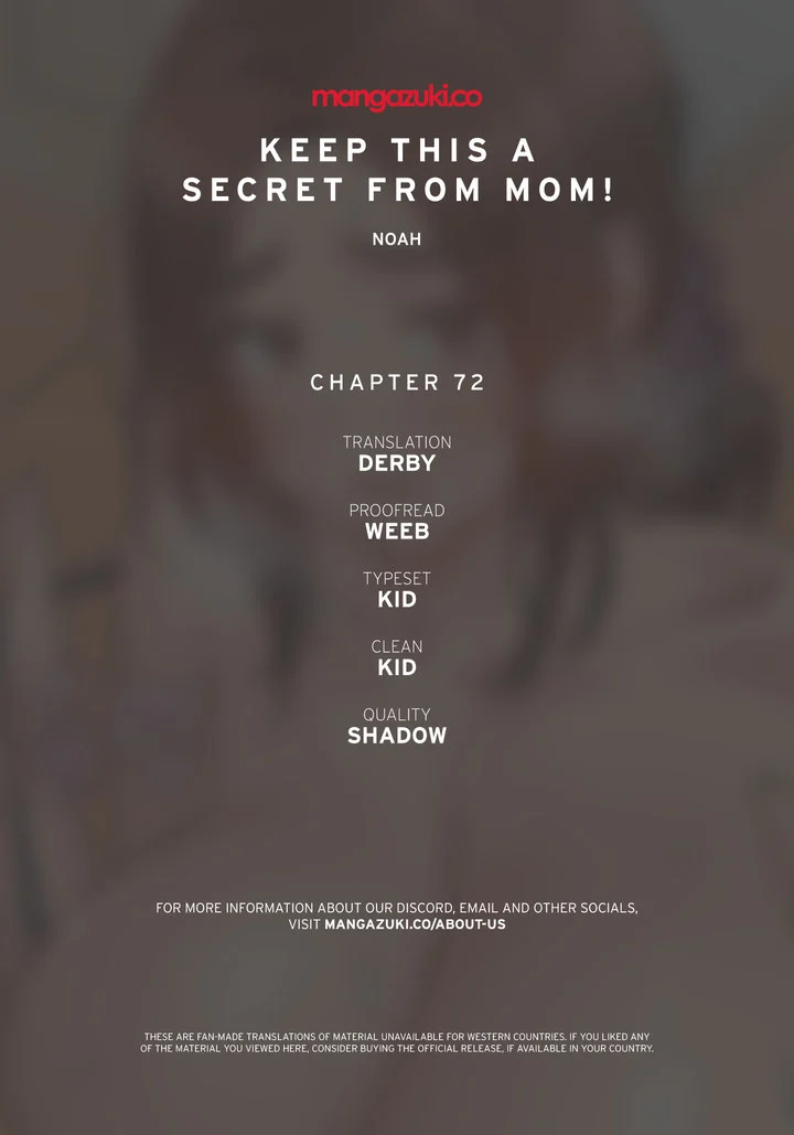 Keep it a secret from your mother! chapter 72 page 1