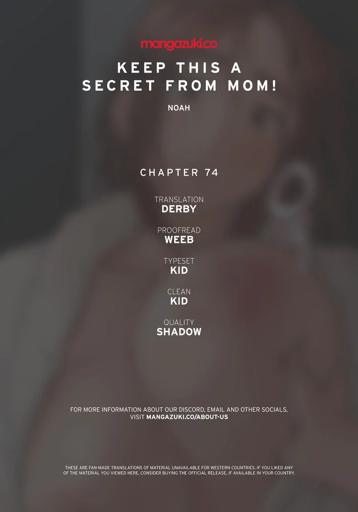 Keep it a secret from your mother! chapter 74 page 1