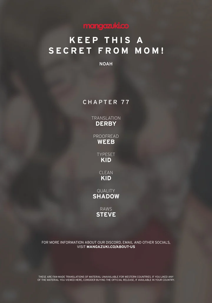 Keep it a secret from your mother! chapter 77 page 1