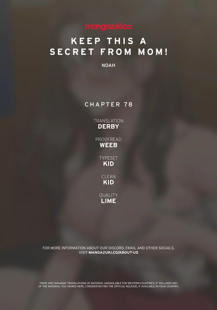 Keep it a secret from your mother! chapter 78 page 1