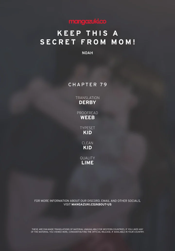 Keep it a secret from your mother! chapter 79 page 1