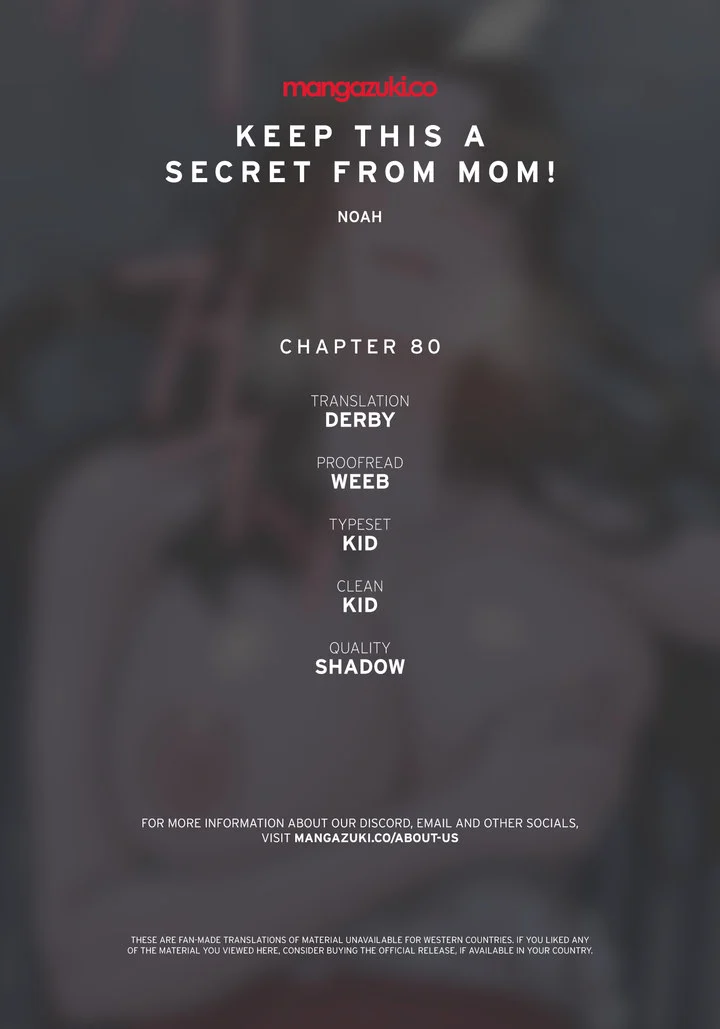 Keep it a secret from your mother! chapter 80 page 1