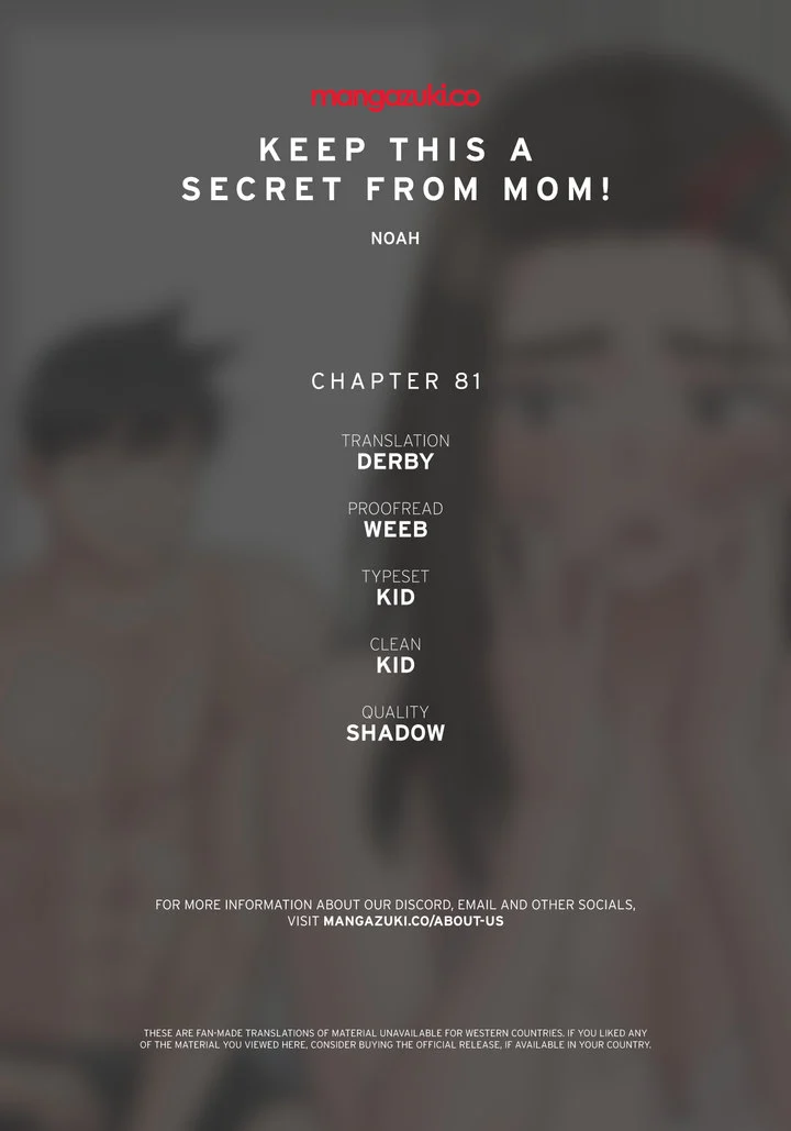 Keep it a secret from your mother! chapter 81 page 1