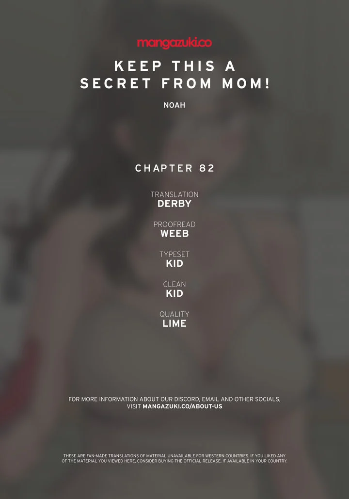 Keep it a secret from your mother! chapter 82 page 1