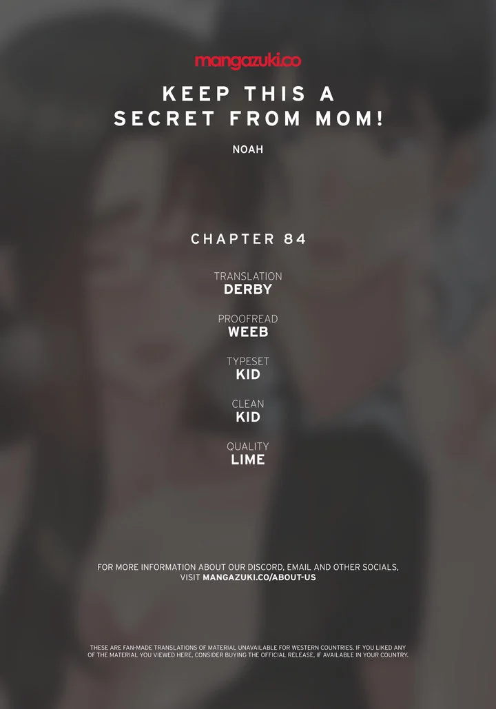 Keep it a secret from your mother! chapter 84 page 1