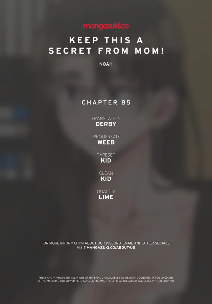 Keep it a secret from your mother! chapter 85 page 1