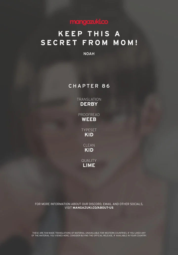 Keep it a secret from your mother! chapter 86 page 1