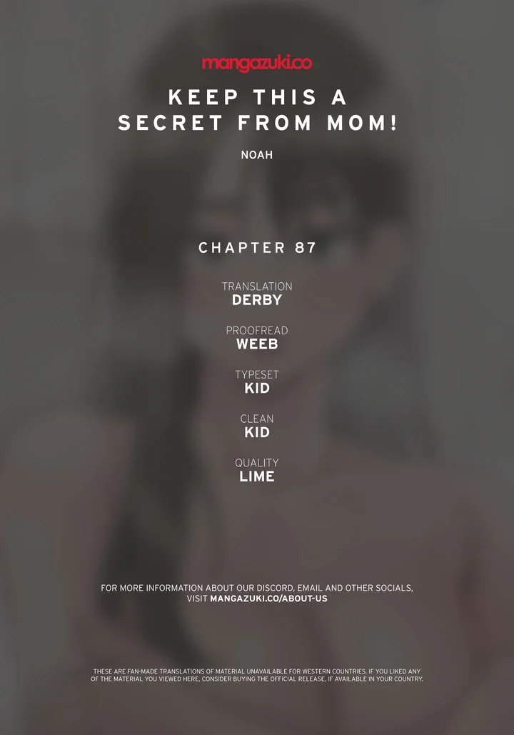 Keep it a secret from your mother! chapter 87 page 1