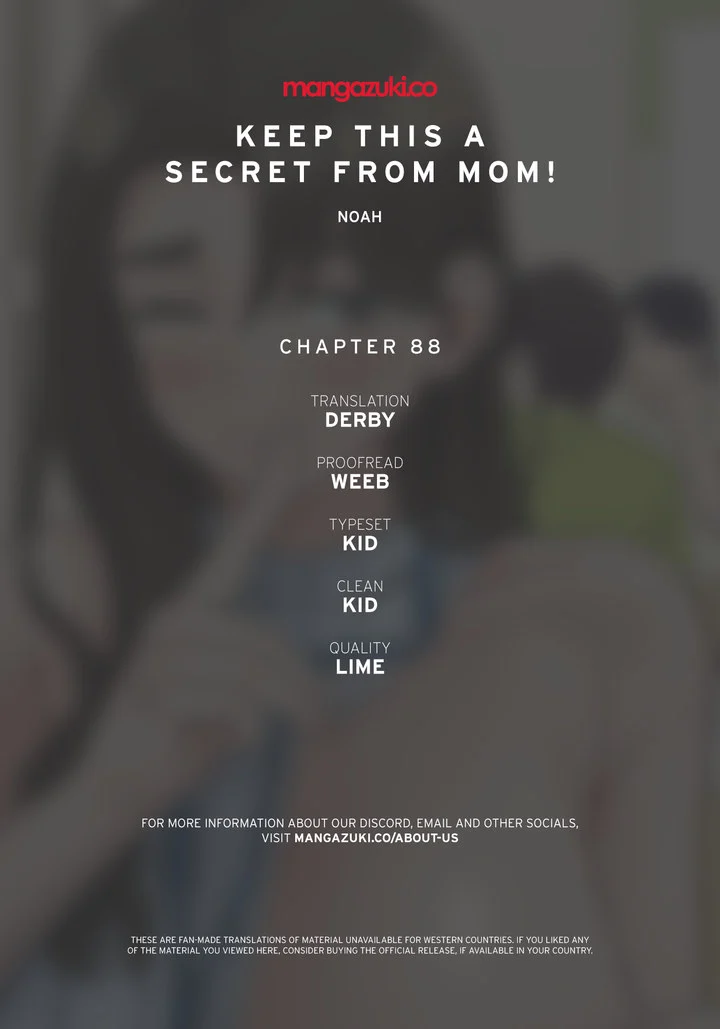 Keep it a secret from your mother! chapter 88 page 1